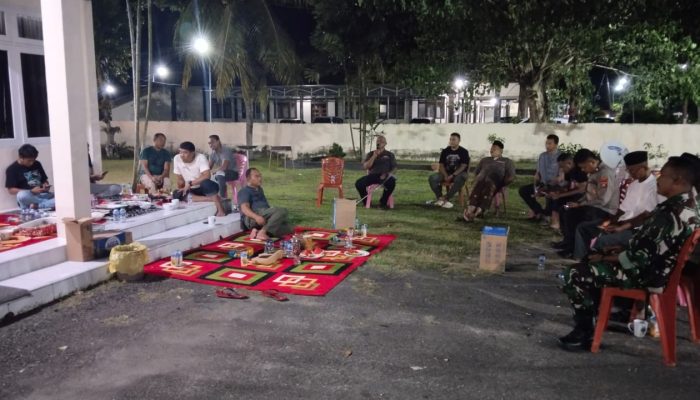 Kapolres Pohuwato: Gelar Makan Malam Bersama Jajaran dan Jurnalis di Rumah Dinas