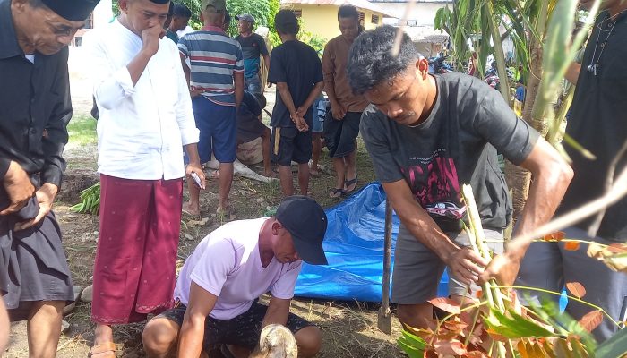 Kepala Desa Hutamoputi, Iskandar Monoarfa, Kurban Dua Ekor Sapi untuk Masyarakat 