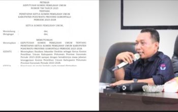 Iskandar Ibrahim Resmi Pimpin KPU Pohuwato: Soliditas Jadi Kunci Keberhasilan