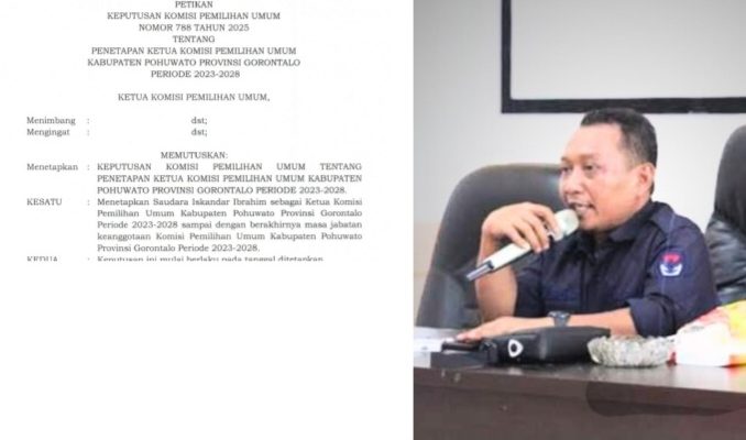 Iskandar Ibrahim Resmi Pimpin KPU Pohuwato: Soliditas Jadi Kunci Keberhasilan